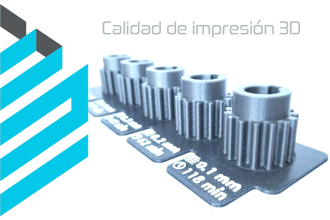 Calidad de impresión 3d